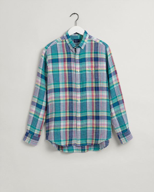 GANT Reg Colorful Linen Madras Bd/Košulja 3021370
