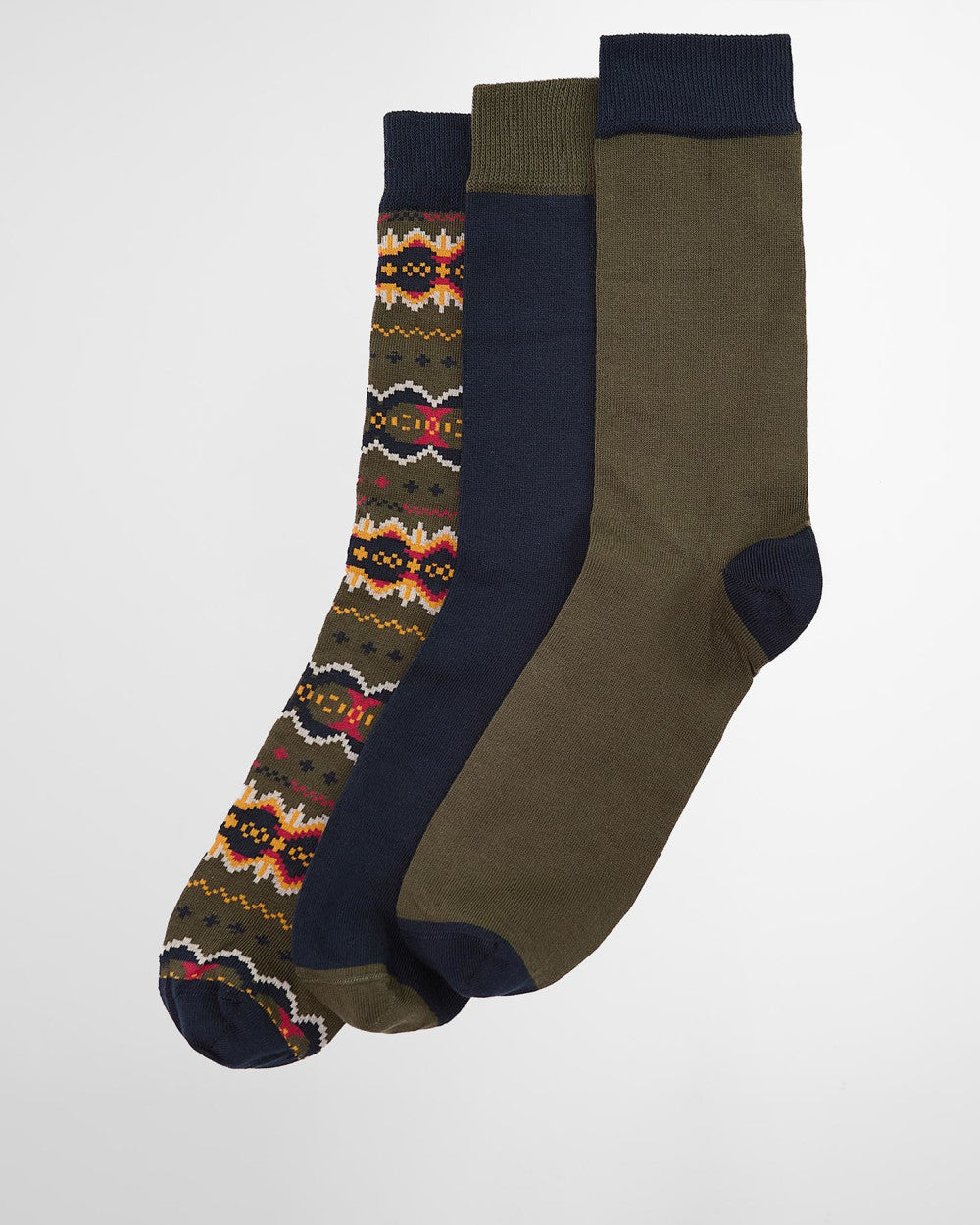 Barbour Case Sock Gift Set/Čarape 3/1 MGS0099