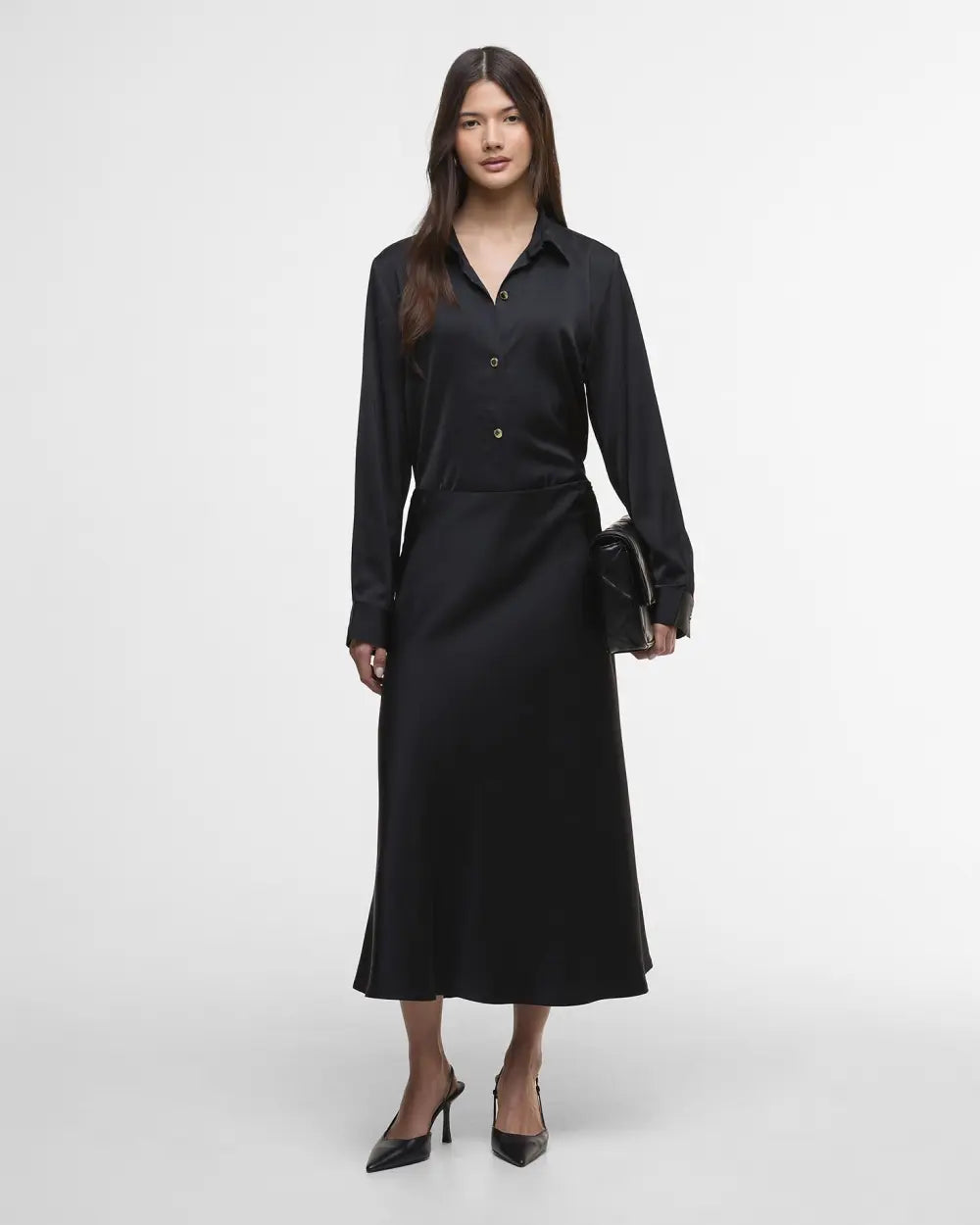 B.Intl Kaia Satin Midi Skirt/Suknja LSK0134