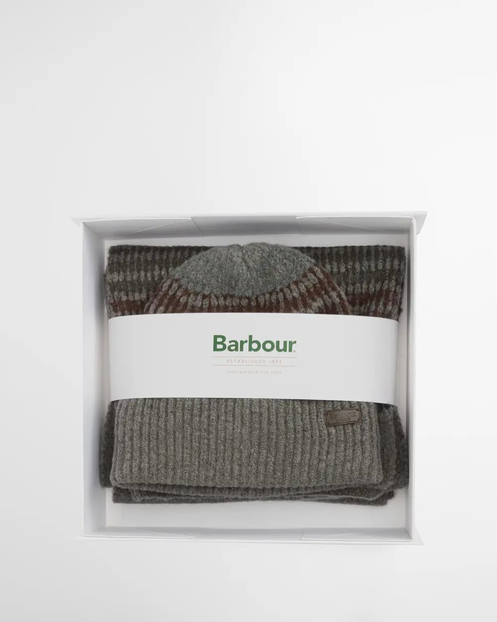 Barbour Branton B&S Gift Set/Kapa + Šal MGS0089