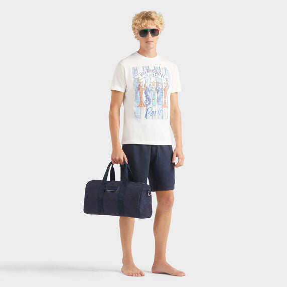 Vilebrequin Linen Bermuda Shorts Cargo Pockets/Bermude BAIU3U01
