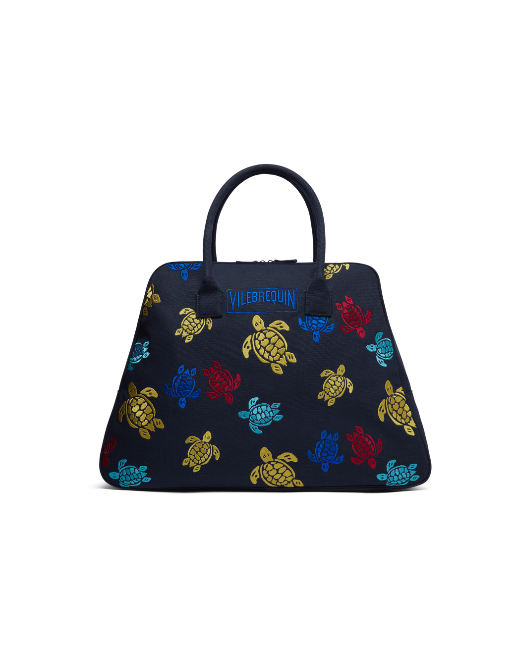 Vilebrequin Bowling Canvas Bag Multicolor Turtles Dance/Torba BDYA0536