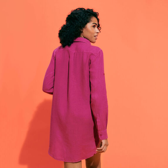 Vilebrequuin Linen Shirt Dress Solid/Haljina/Košulja FRGH9U10