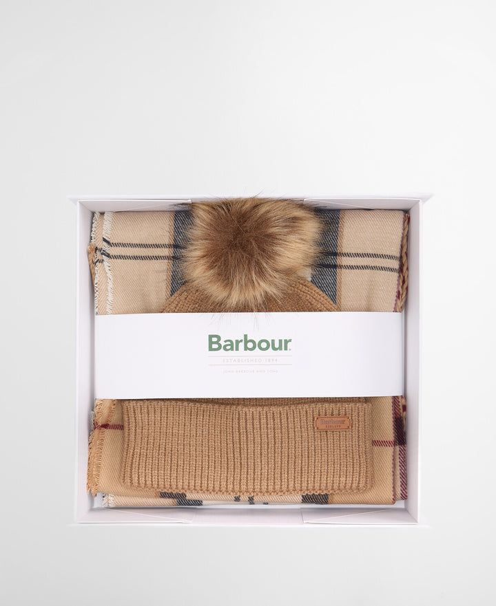 Barbour Dv Be&Ha Gift Set/Kapa + Šal LGS0054