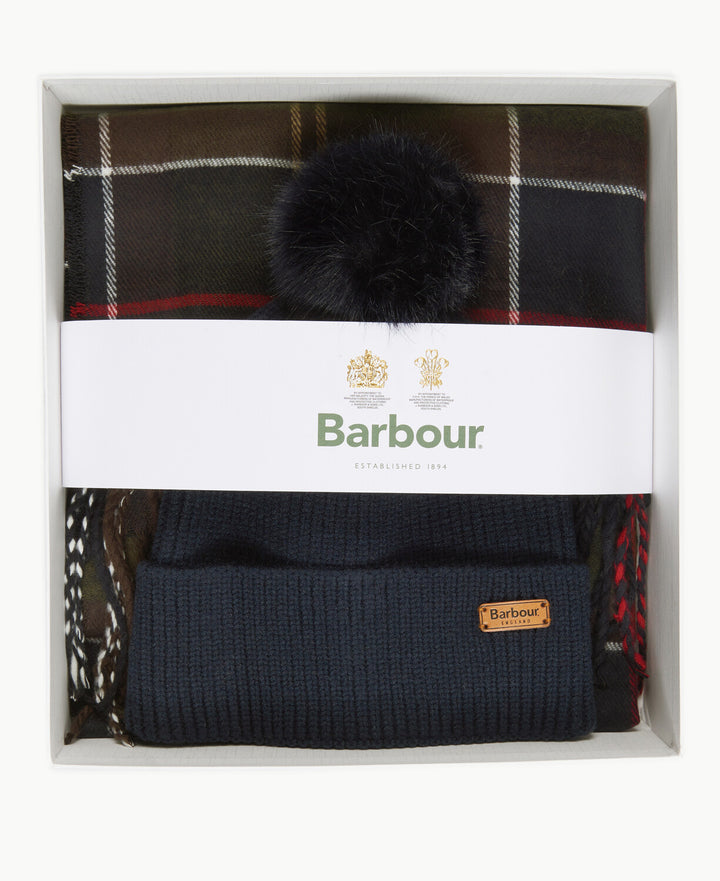 Barbour Dv Be&Ha Gift Set/Kapa + Šal LGS0054