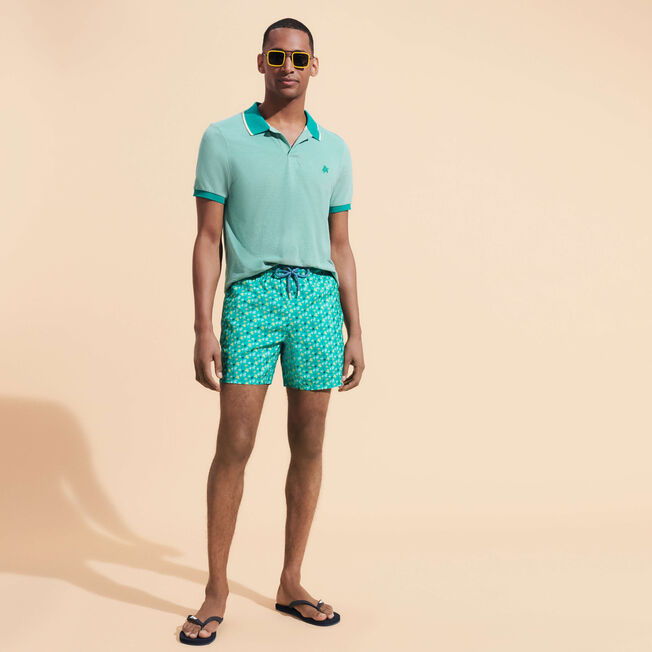 Vilebrequin Swim Shorts Ultra-light and Packable Micro Ronde Des Tortues Rainbow /Kupaće MAHH3J39