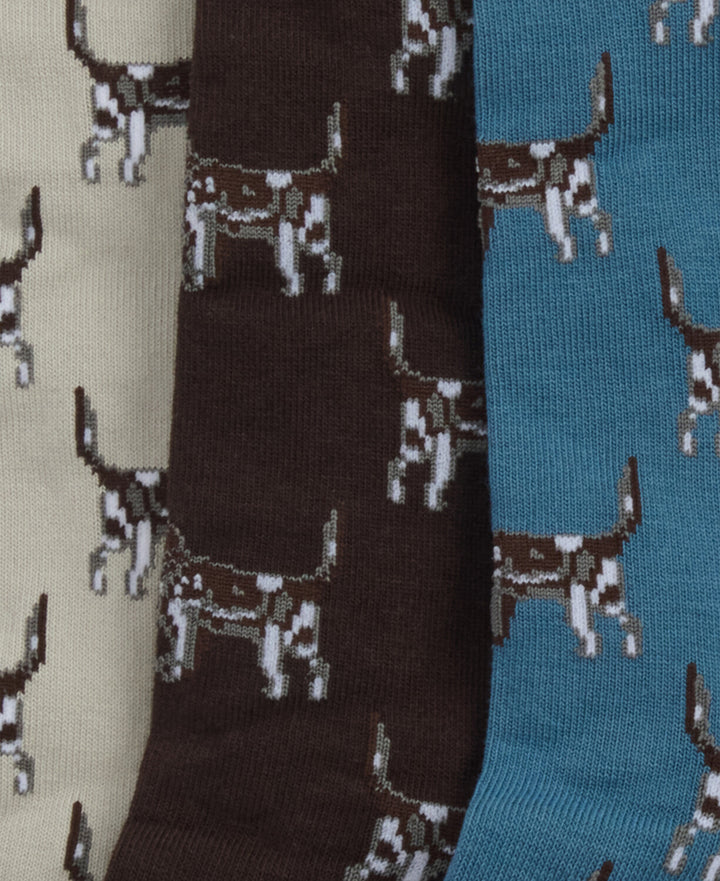 Barbour Pointer Dog Socks Gift Box/Čarape 3/1 MGS0037