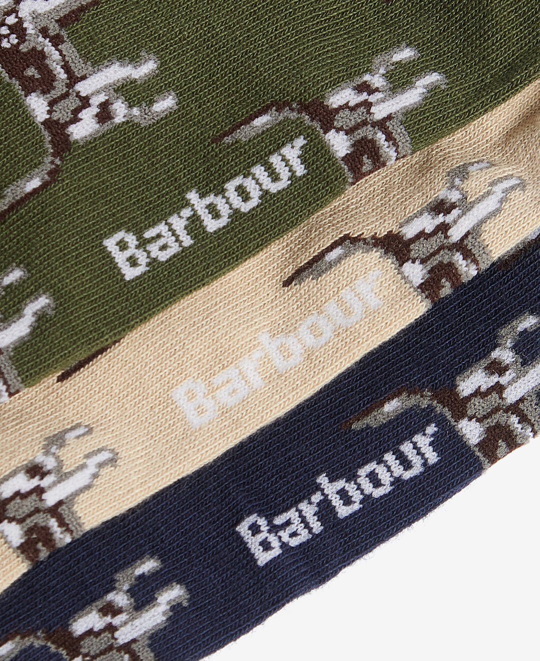 Barbour Pointer Dog Socks Gift Box/Čarape 3/1 MGS0037
