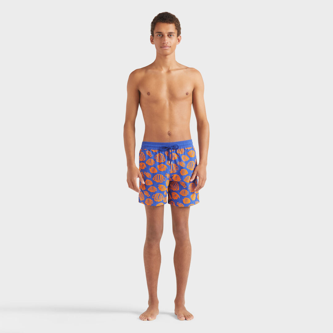 Vilebrequin Swim Shorts Flocked Fishy vibes/Kupaće MOOCD214