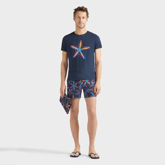 Vilebrequin Stretch Short Swim Shorts Disco Stars/Kupaće MSOCF107