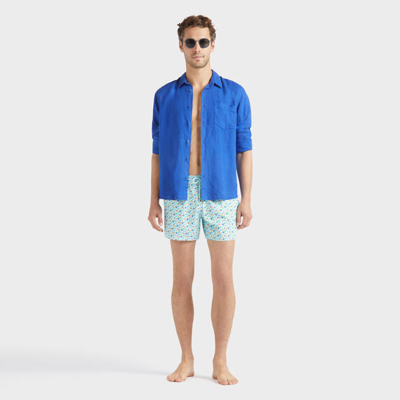 Vilebrequin Stretch Short Swim Shorts Micro Ronde Des Tortues Rainbow/Kupaće MSOCF139