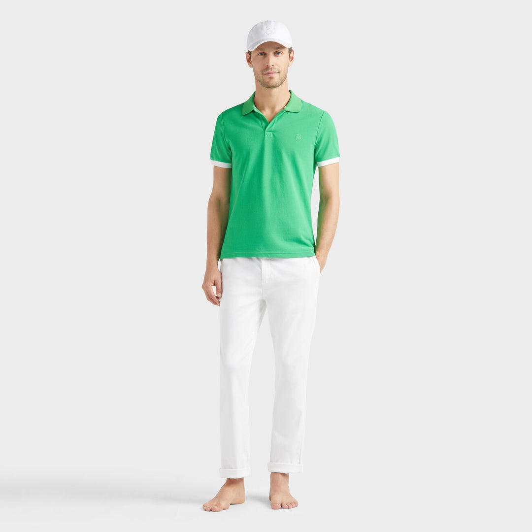Vilebrequin Organic Cotton Pique Polo Shirt Solid/Polo majica PLTAN100