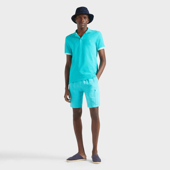 Vilebrequin Organic Cotton Pique Polo Shirt Solid/Polo majica PLTAN100