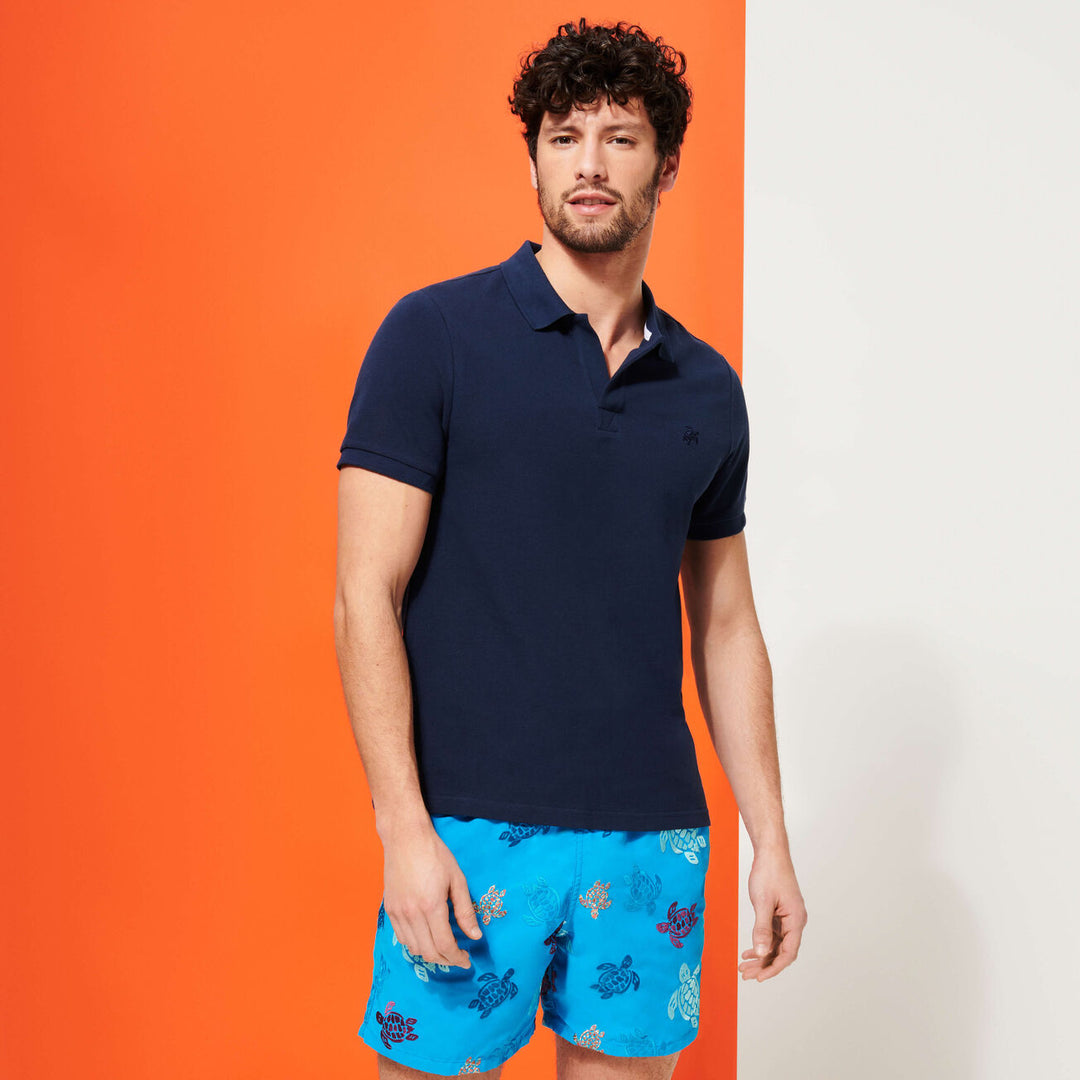 Vilebrequin Organic Cotton Pique Polo Shirt Solid/Polo majica PLTH2N00