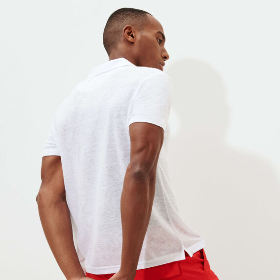 Vilebrequin Linen Jersey Polo Shirt Solid/Polo majica PYRE9O00
