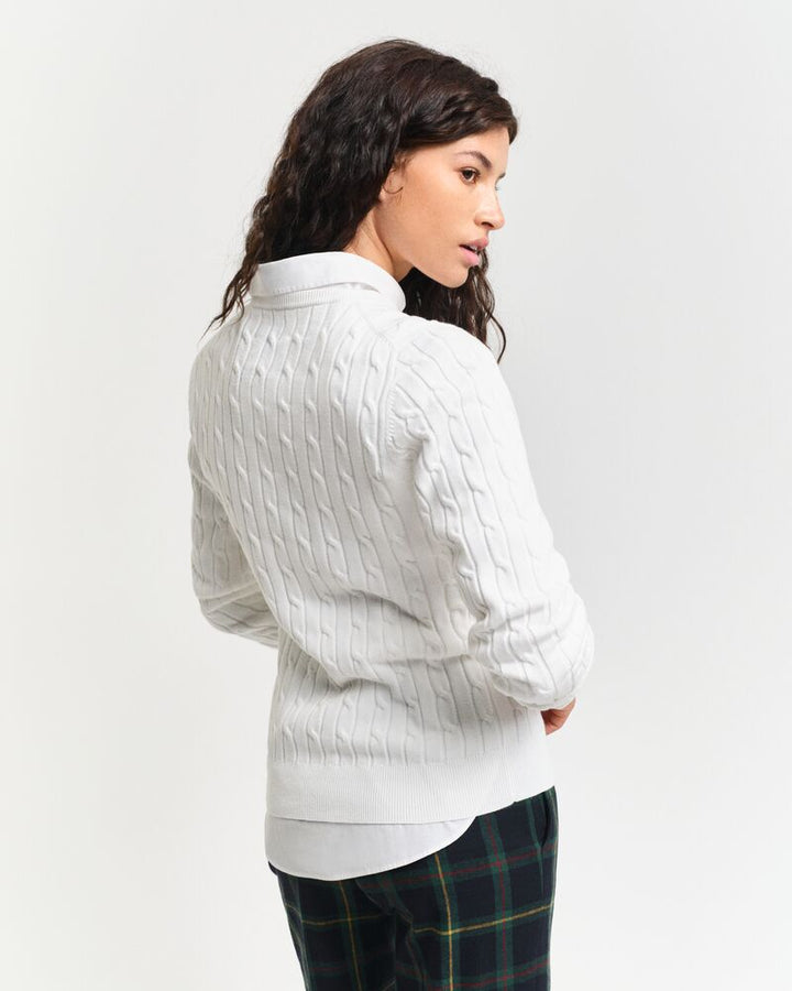 GANT Stretch Cotton Cable C-Neck/Pulover 4800100
