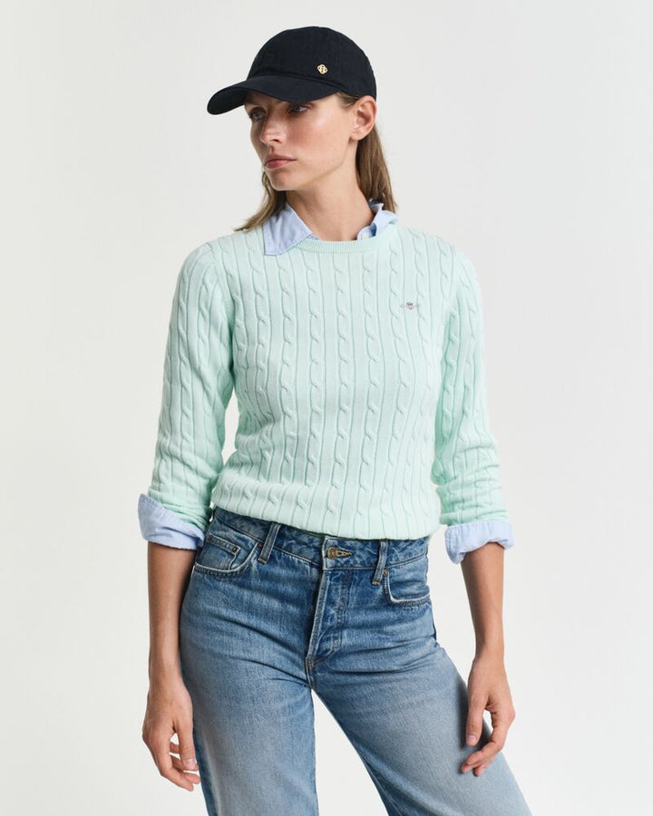 GANT Stretch Cotton Cable C-Neck/Pulover 4800100
