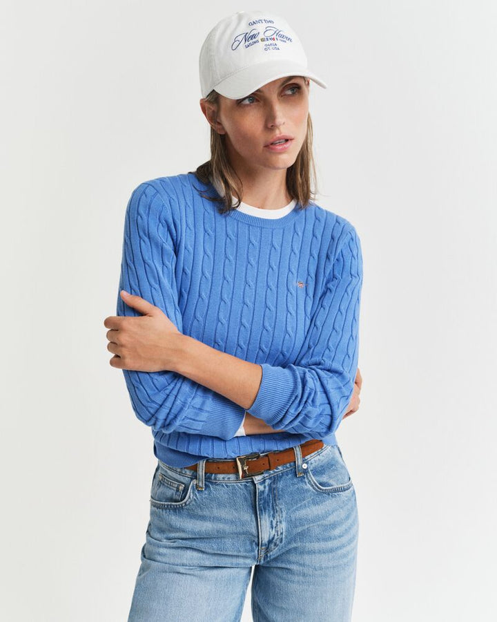 GANT Stretch Cotton Cable C-Neck/Pulover 4800100