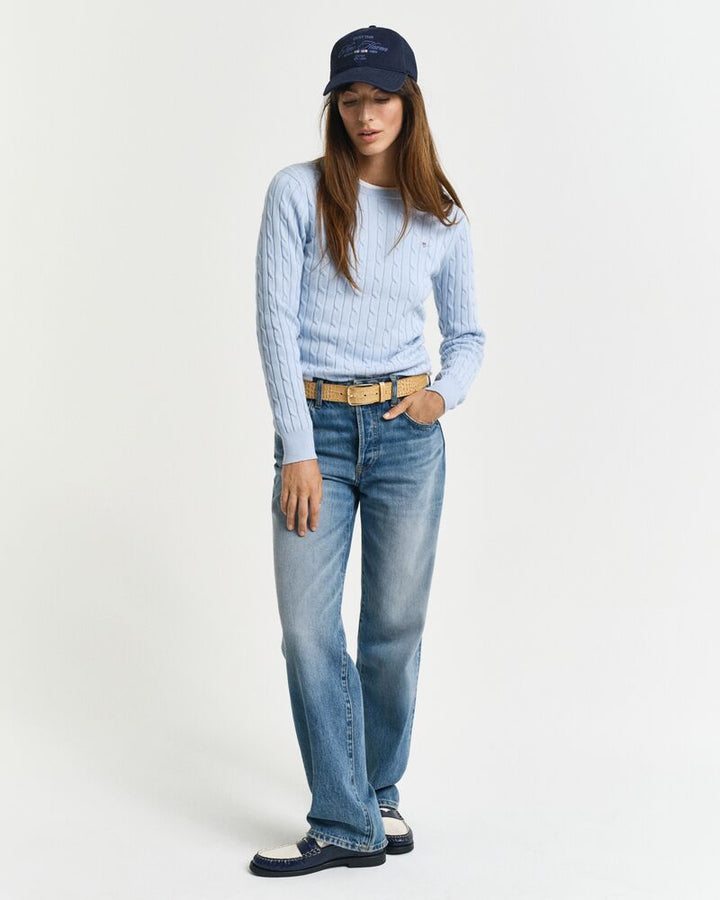 GANT Stretch Cotton Cable C-Neck/Pulover 4800100