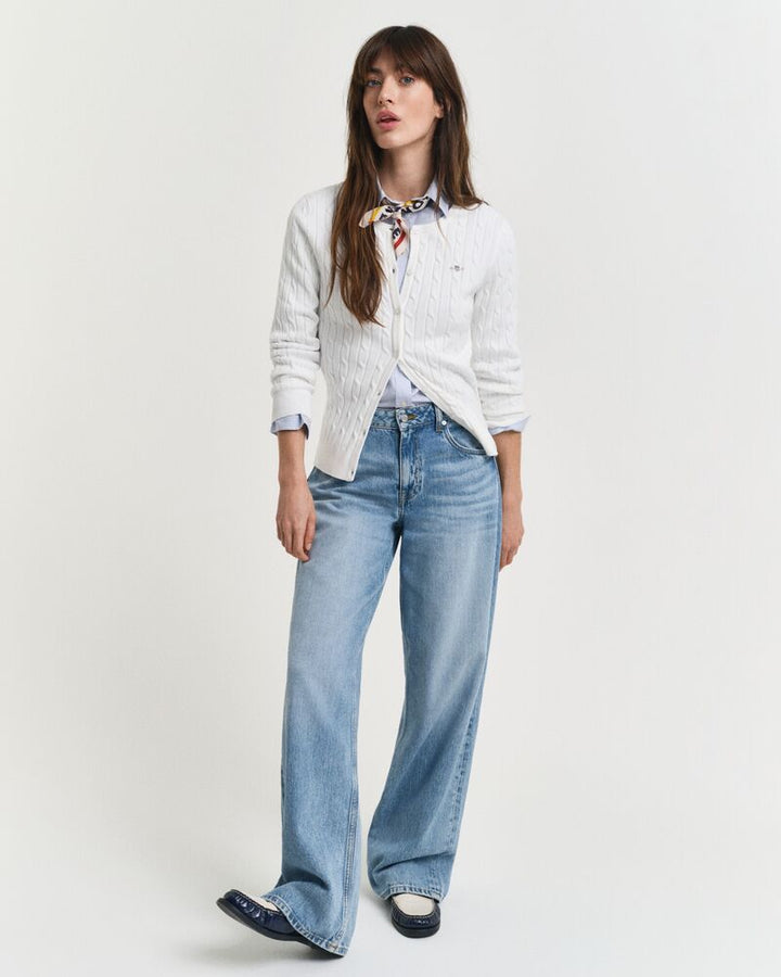 GANT Stretch Cotton Cable Cardigan/Pulover 4800103