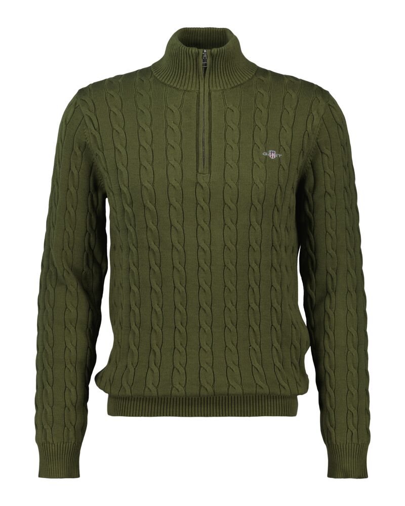 GANT Cotton Cable Half Zip/Pulover 8050603