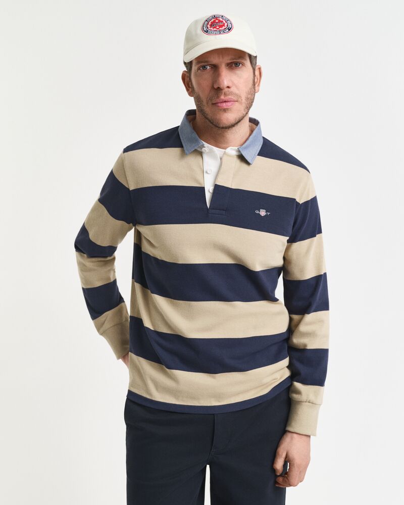 GANT Reg Chambray Stripe Heavy Rugger/Polo majica 2004083