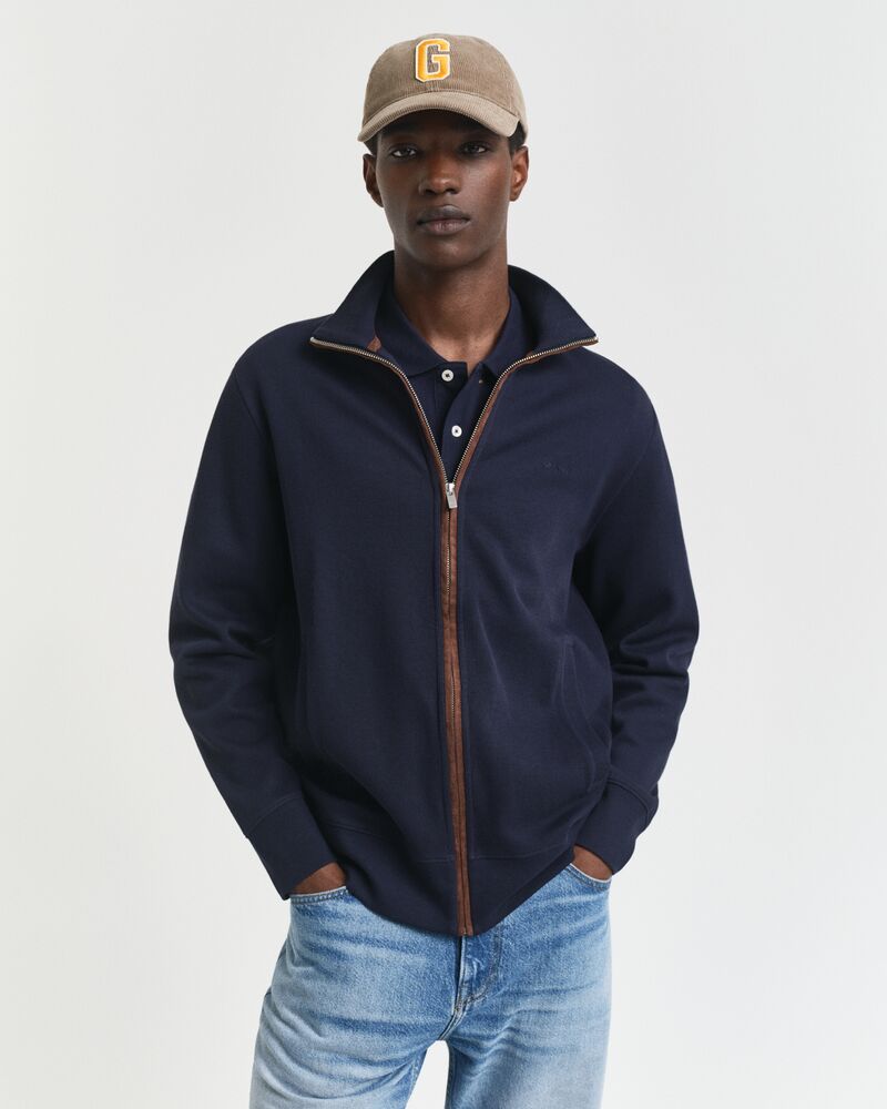 GANT Sacker Rib Full Zip Cardigan/Pulover 2028042
