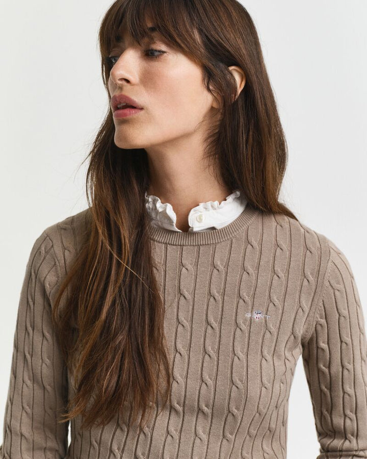 GANT Stretch Cotton Cable C-Neck/Pulover 4800100