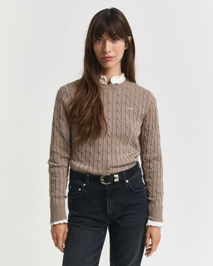 GANT Stretch Cotton Cable C-Neck/Pulover 4800100