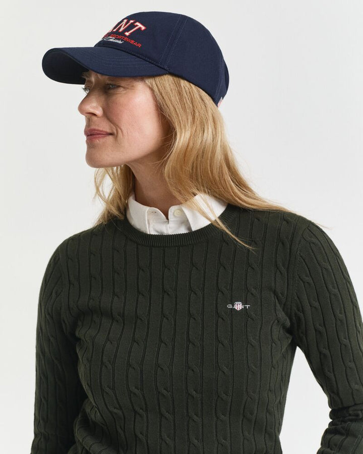 GANT Stretch Cotton Cable C-Neck/Pulover 4800100