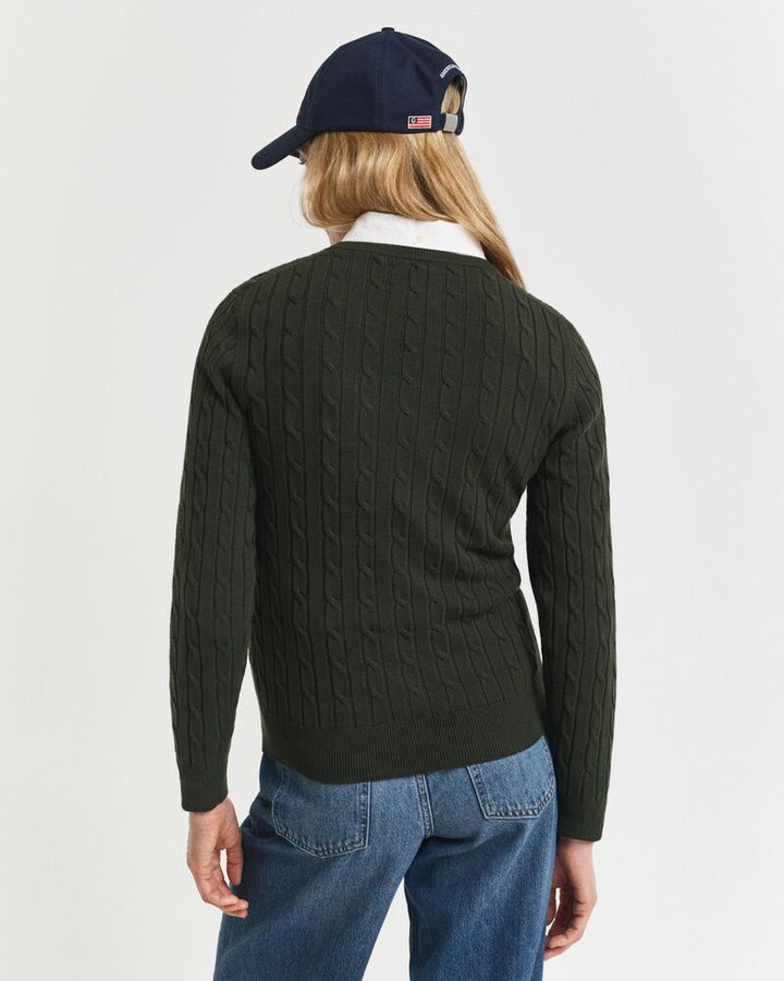 GANT Stretch Cotton Cable C-Neck/Pulover 4800100