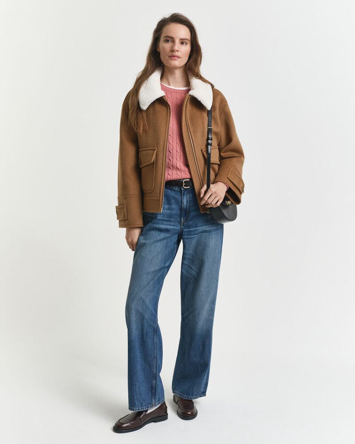 GANT Stretch Cotton Cable C-Neck/Pulover 4800100