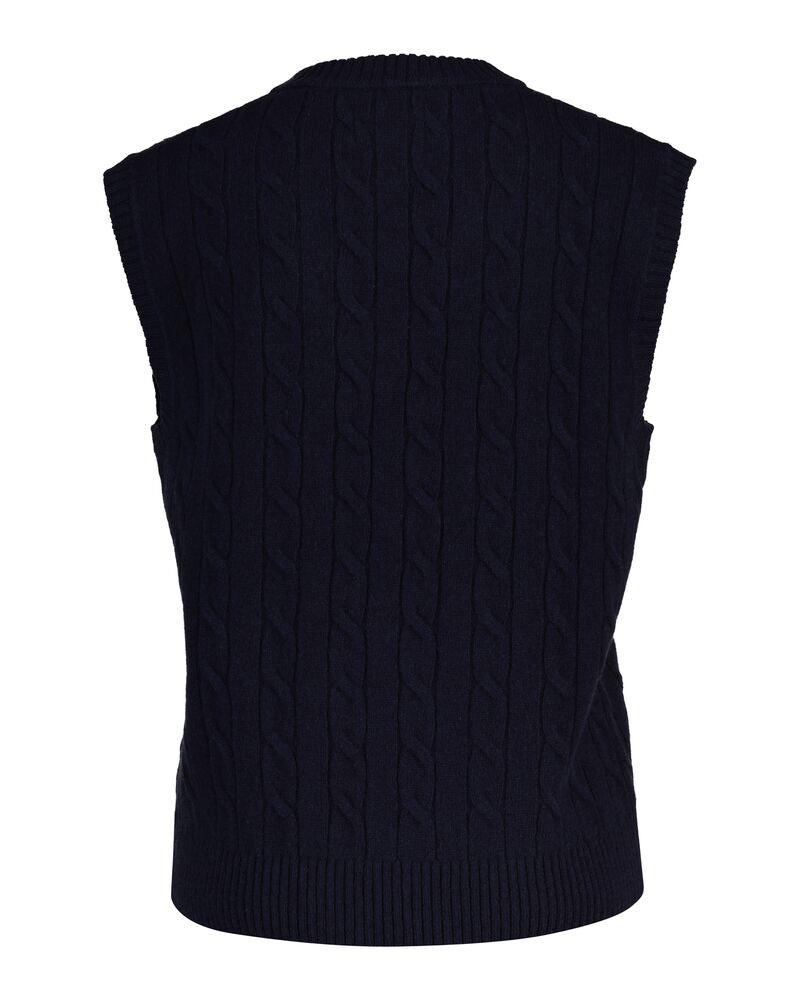 GANT Lambswool Cable V-Neck Vest/Pulover 4805429