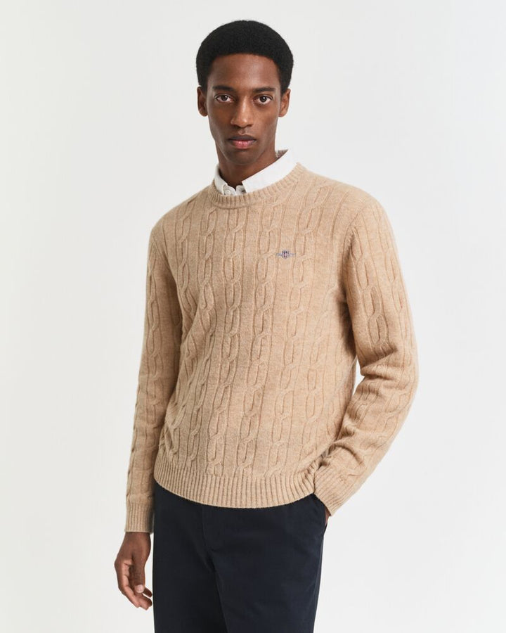 GANT Lambswool Cable C-Neck/Pulover 8050213