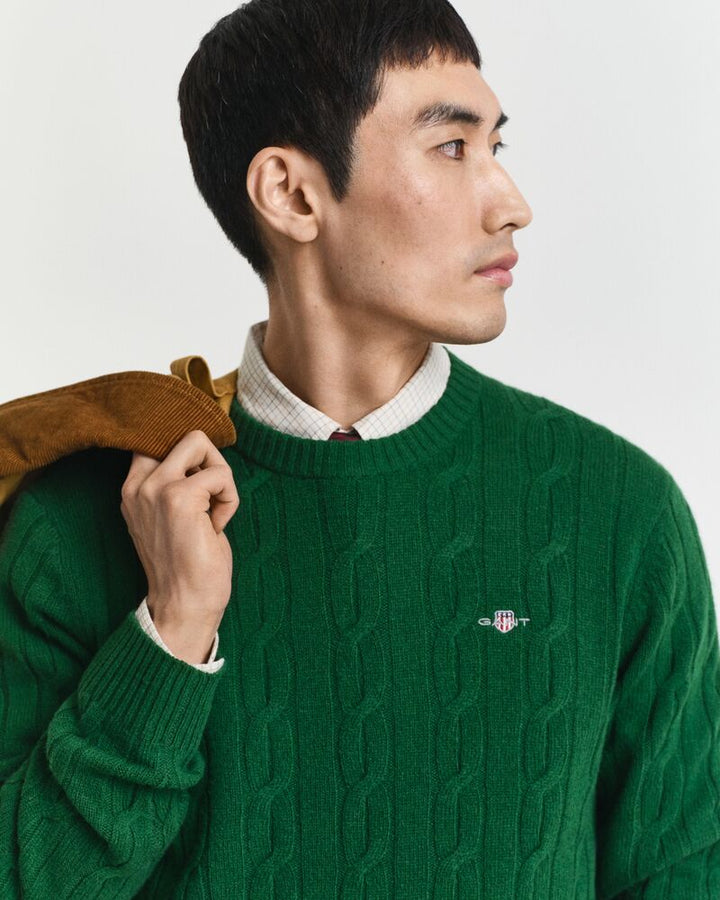 GANT Lambswool Cable C-Neck/Pulover 8050213