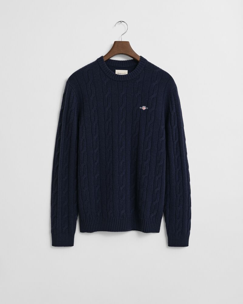 GANT Lambswool Cable C-Neck/Pulover 8050213