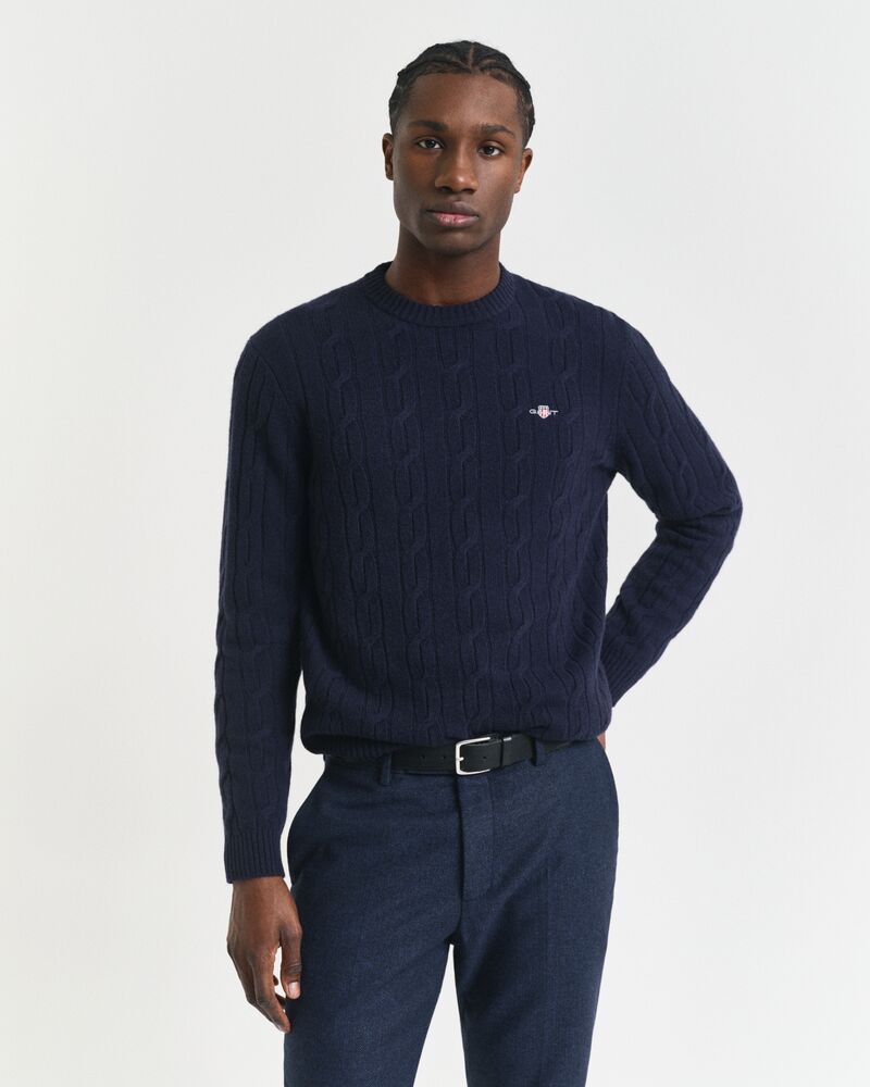 GANT Lambswool Cable C-Neck/Pulover 8050213