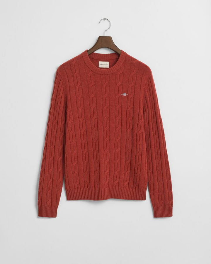 GANT Lambswool Cable C-Neck/Pulover 8050213