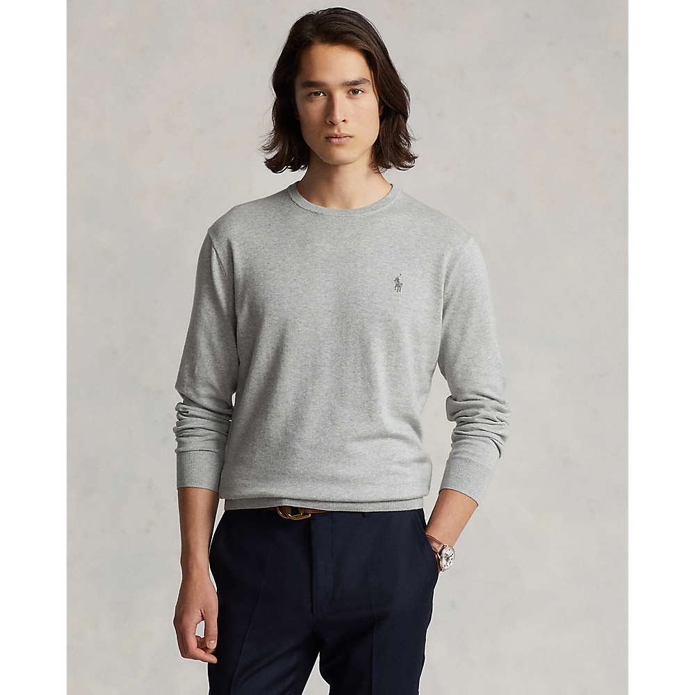 PRL Slim Fit Cotton Sweater/Pulover 710684957003