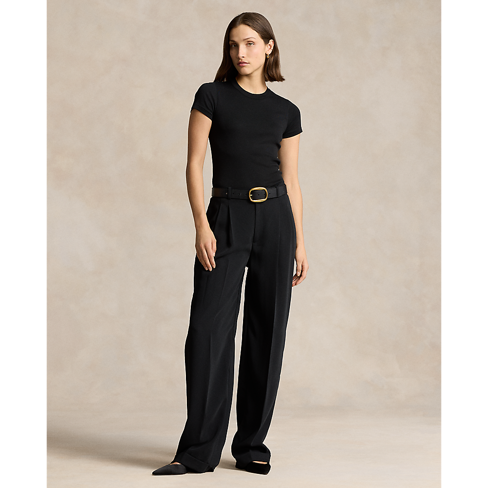 PRL Pleated Straight-Leg Trouser/Hlače 211891074002