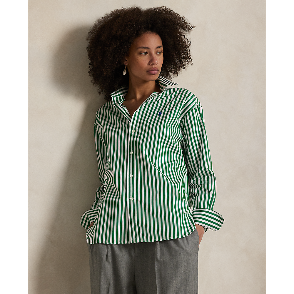PRL Relaxed Fit Striped Cotton Shirt/Košulja 211910743029