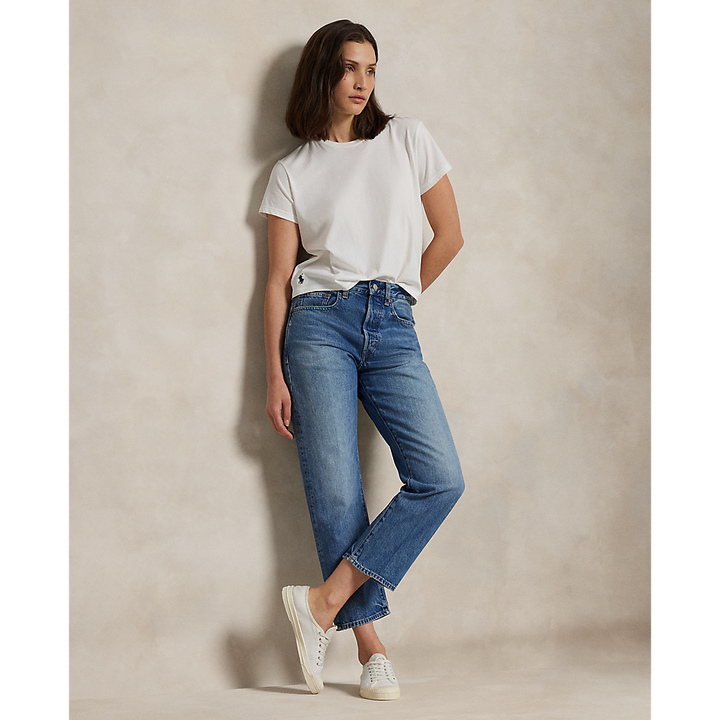 PRL High-Rise Relaxed Straight Crop Jean/ Traperice 211969411001