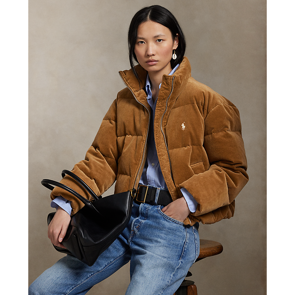 PRL Quilted Corduroy Down Jacket/Jakna 211971178002