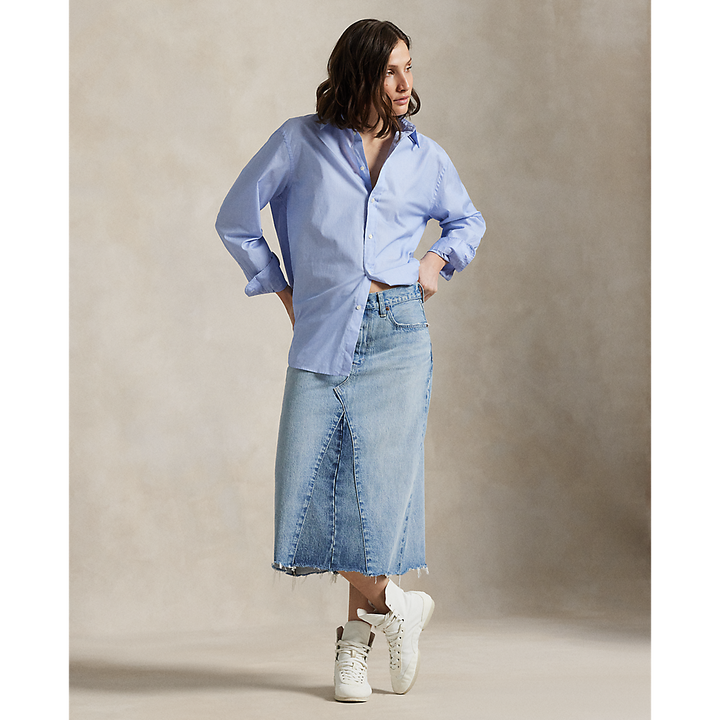 PRL Panelled Denim A-Line Skirt/Suknja 211971231001