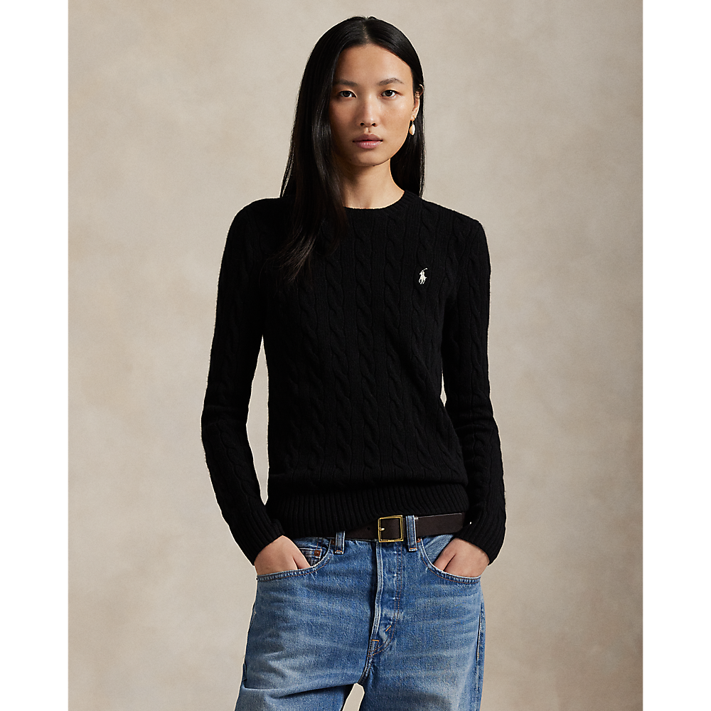 PRL Cable Wool-Cashmere Crewneck Jumper/Pulover 211971865005