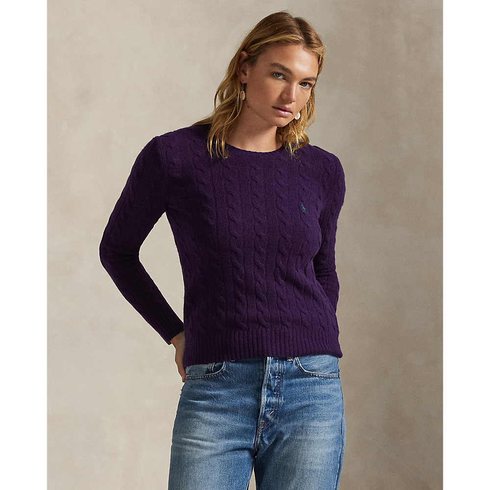 PRL Cable Wool-Cashmere Crewneck Jumper/Pulover 211971865011