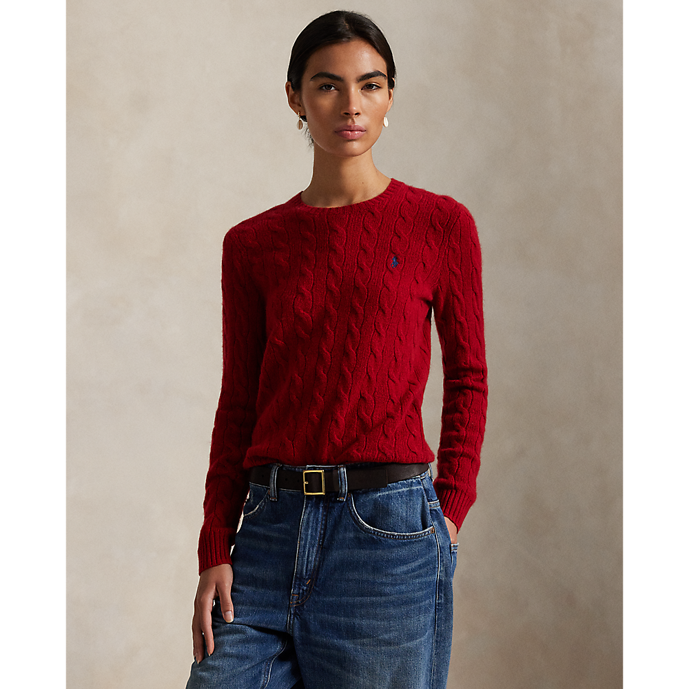 PRL Cable Wool-Cashmere Crewneck Jumper/Pulover 211971865013