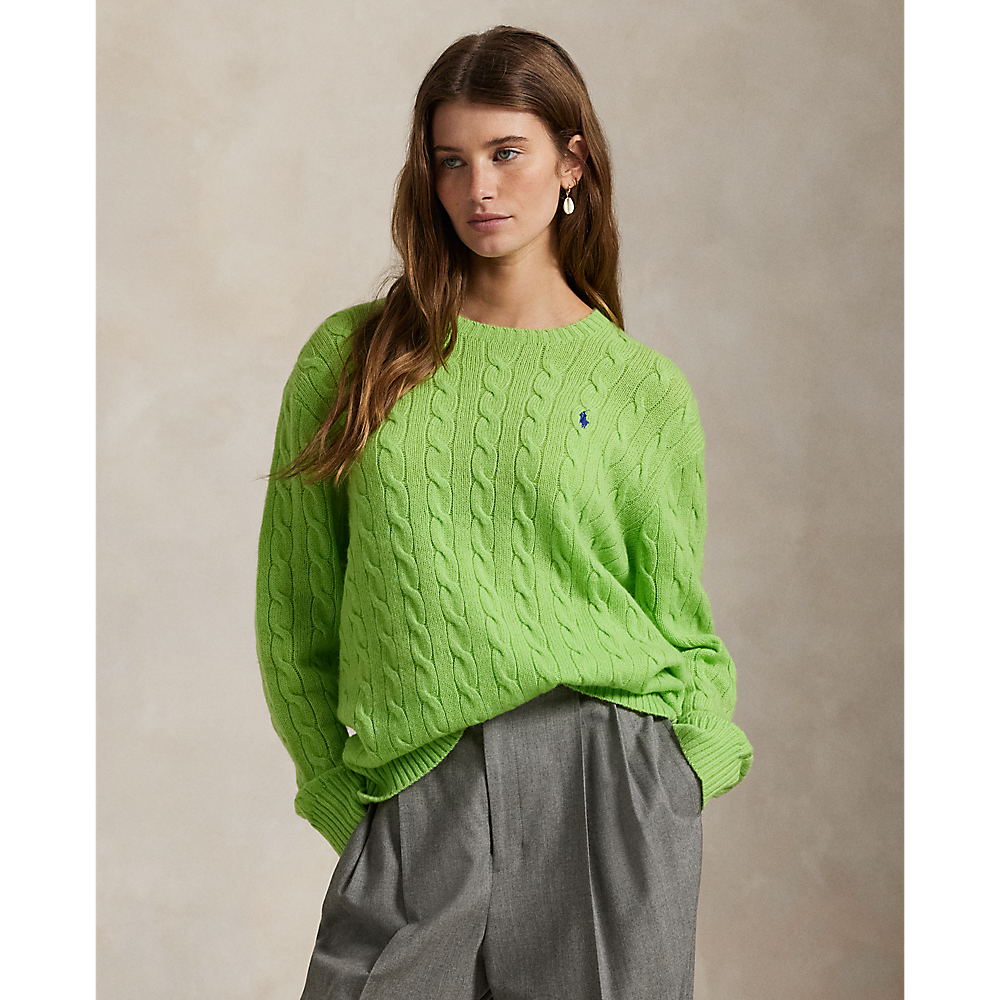 PRL Cable Wool-Cashmere Crewneck Jumper/Pulover 211972115002