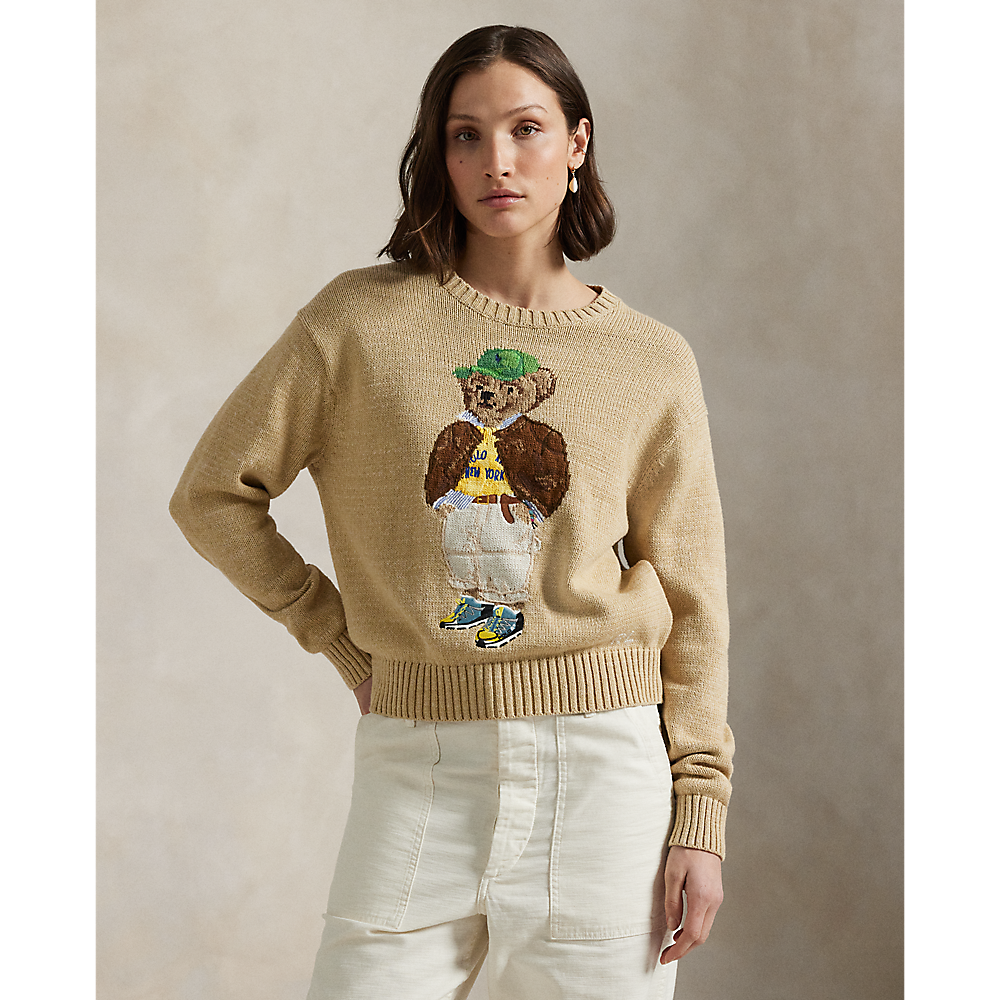 PRL Polo Bear Cotton Crewneck Jumper/Pulover 211972121001