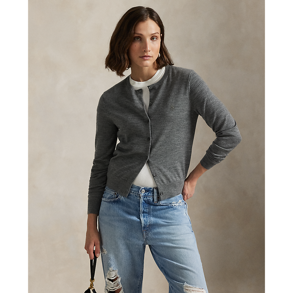 PRL  Wool Crewneck Cardigan/Pulover 211977954003